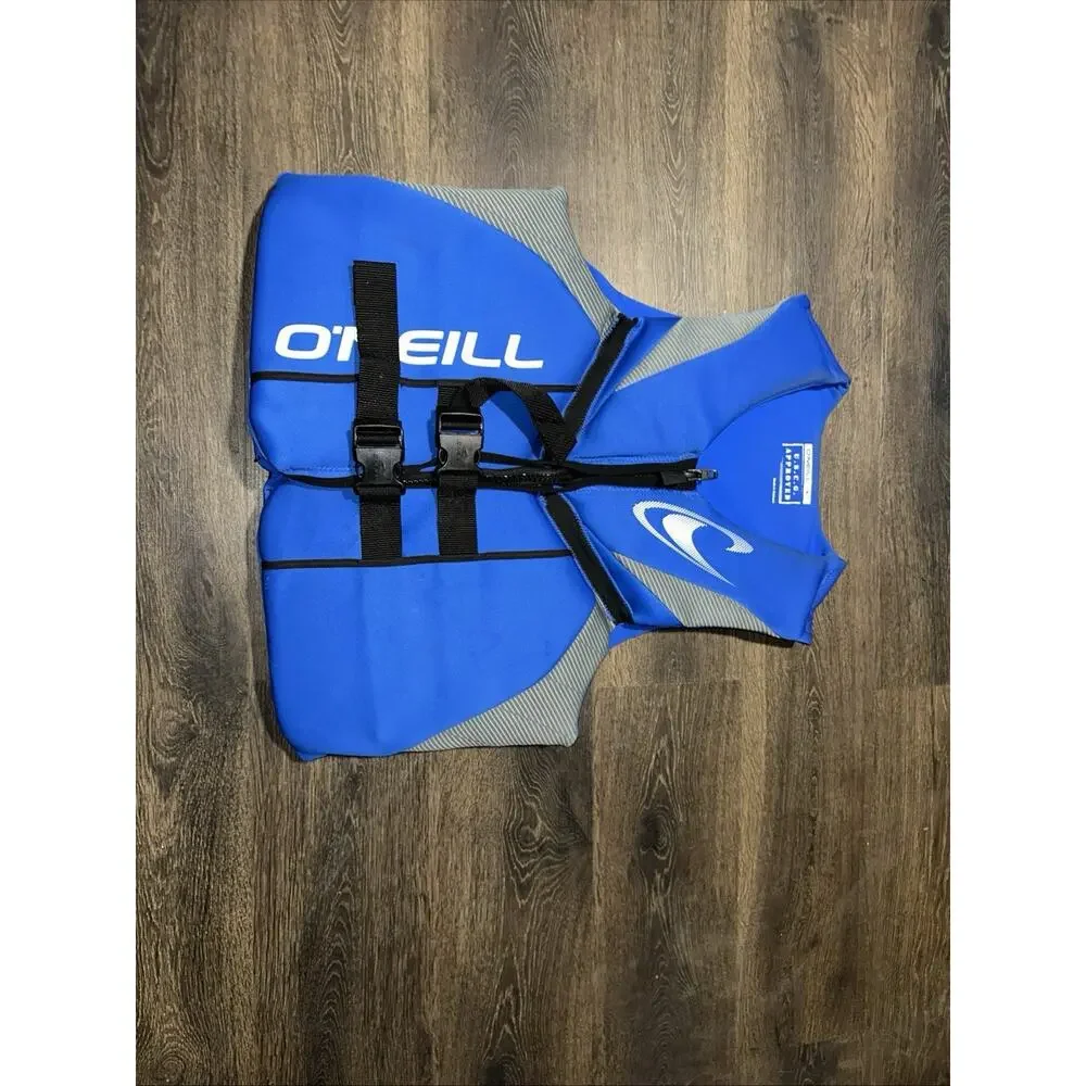 O'Neill Oneill Mens Reactor Uscg Life Vest Pacific/Lunar/Blacksmall Blue XL